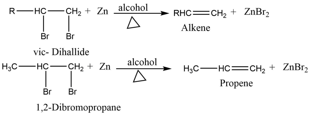 Dehalogenation of vicinal dihalides