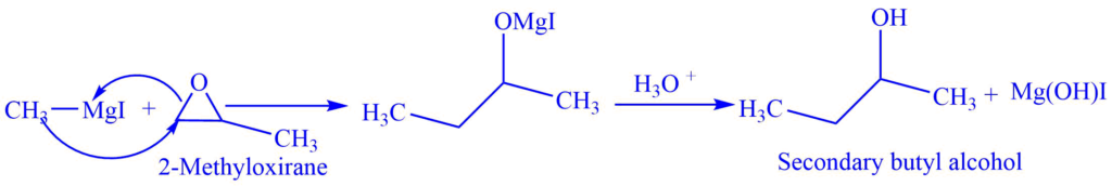Preparation of oxirane (Grignard reagent)