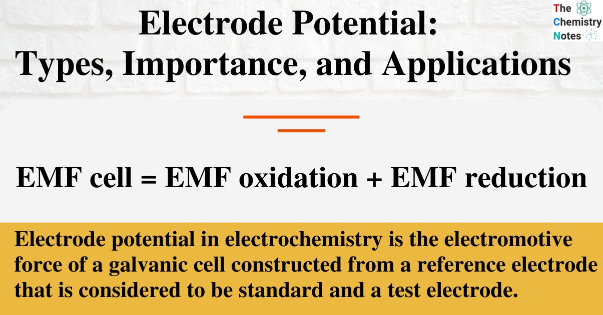 Electrode Potential Types, Importance, and Applications